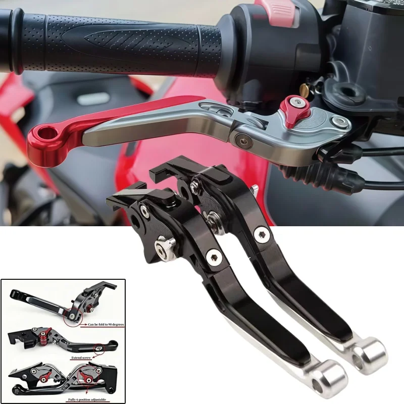 

Рычаги ручки мотоцикла для Ducati MONSTER M620 2002 MONSTER M900 1994-1999, набор тормозных рычагов, складной, регулируемый