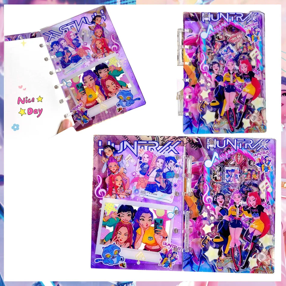 �y�Z�[�����z�A�j��HUNTR/X KPOP A7�V�F�C�N�A�N�����m�[�g �f�����n���^�[�Y DIY�A�N���������� �l�C�̏㎿���[�Y���[�t�u�b�N