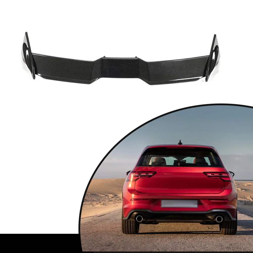 Carbon Fiber Rear Roof Spoiler forVolkswagen Golf MK8 GTI R 2021-2022