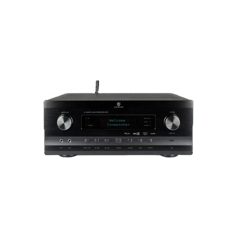 ToneWinner AT-2300PRO 7.3.4 Lossless Sound Effect Dolby Atmos DTS: X AV Receiver  5.1.2 CH Digital Karaoke System