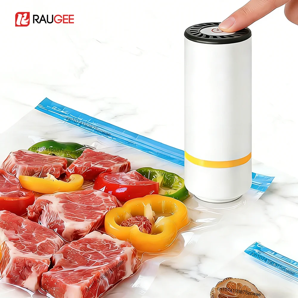 

Electric Air Pump Mini Vacuum Sealer Pump for Food Fresh-Keeping Vacuum Sealing Packaging Bag Handheld Automatic Vacuum Sealer