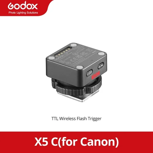 Imagen 2 del producto Disparador de flash magnético Godox X5 TTL 2.4G con cabezal giratorio para flash iT32, Leica, Sony, Canon, Nikon, Fuji, Olympus