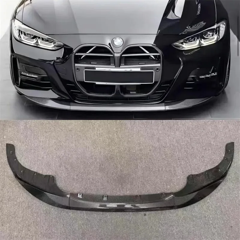 

For BMW 4 Series 425i 430i G22 G23 Real Carbon Fiber Front Lip Front Bumper Lower Lip Under Spoiler Splitter Body Kit