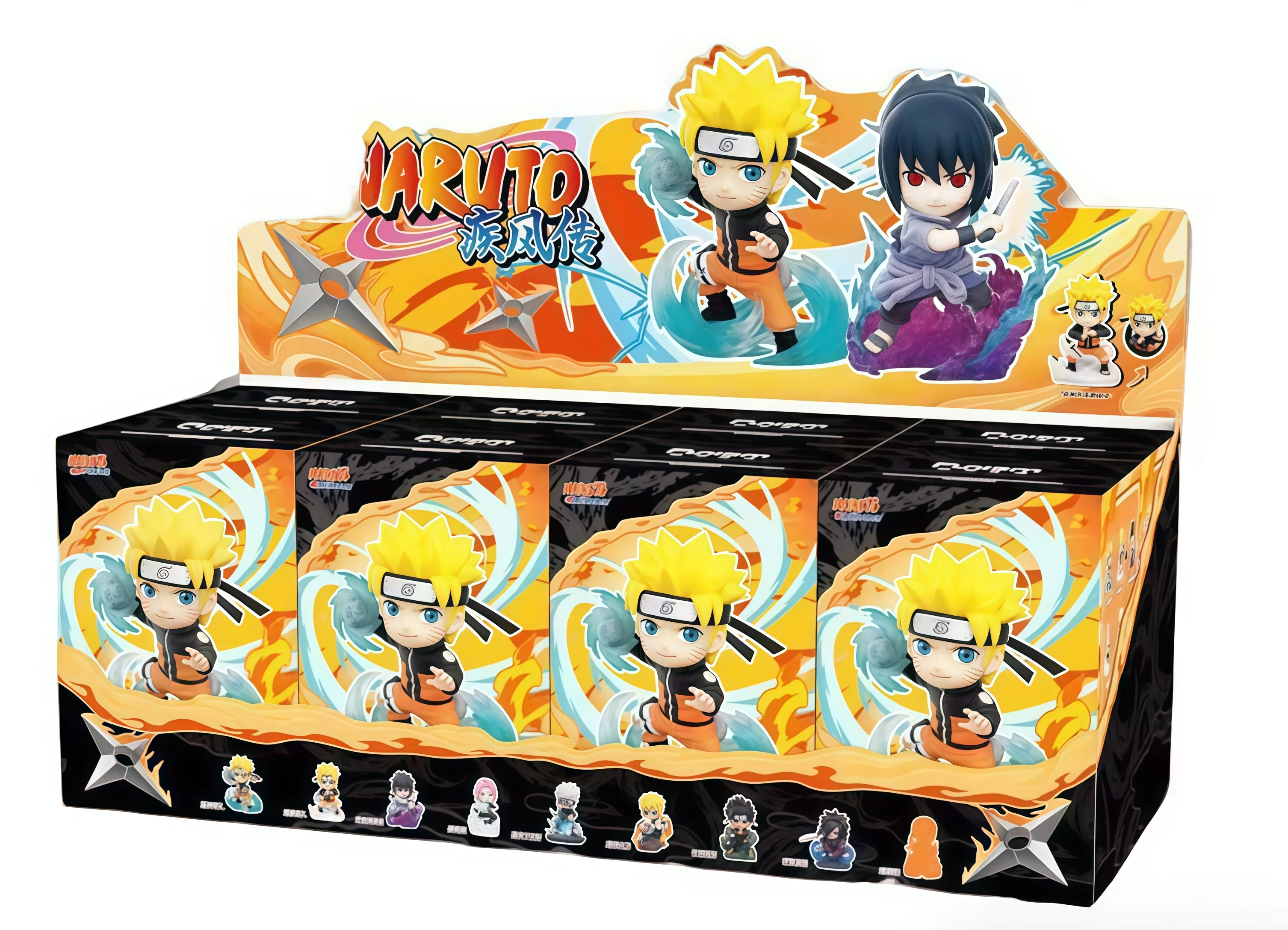 

Hot Anime Naruto Shippuden Ultimate Battle Series Blind Box Naruto & Sasuke Trendy Figure Gift