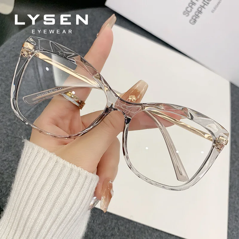LYSEN mode papillon cadre femmes lunettes de lecture myopie et Anti lumière bleue personnalisation lunettes de Prescription progressives
