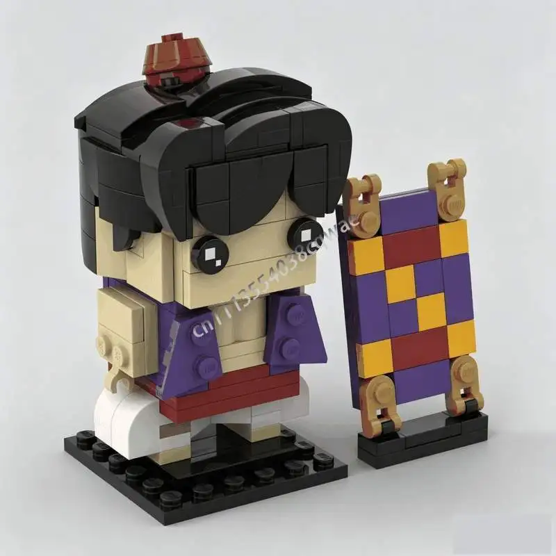 NUEVO Set de 201 Piezas Aladdin Brickheadz MOC, Figura de Personaje, Modelo de Rompecabezas Personalizado, Bloques de Construcción para Armar, Juguete Coleccionable, Regalo
