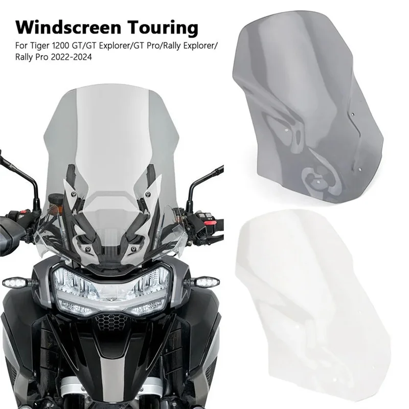 

Motorcycle Windscreen Windshield Covers For Tiger1200 GT Pro Tiger 1200 GT/GT Explorer/Rally Pro 2022-2024