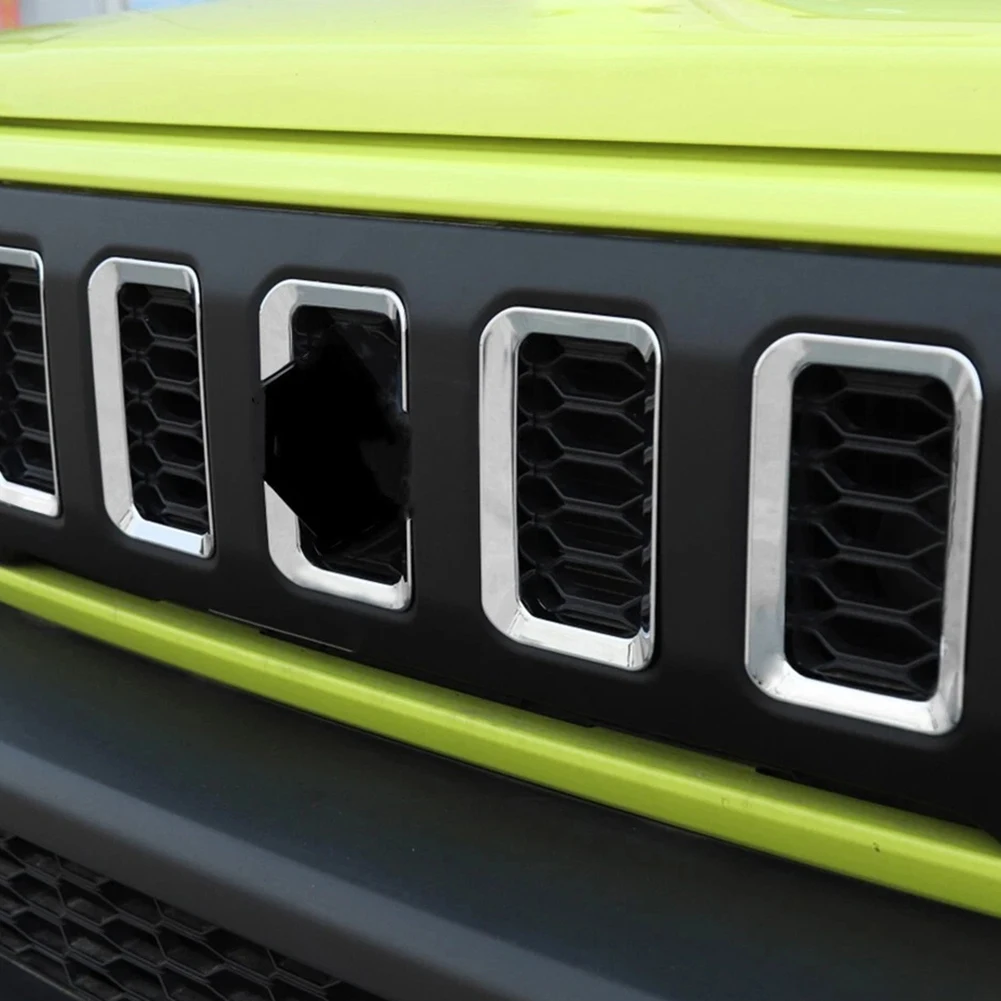 Griglia anteriore Inserti Copertura Trim per Suzuki Per Jimny JB64 JB74 2019 2024 Parte di ricambio in stile OEM per paraurti anteriore auto