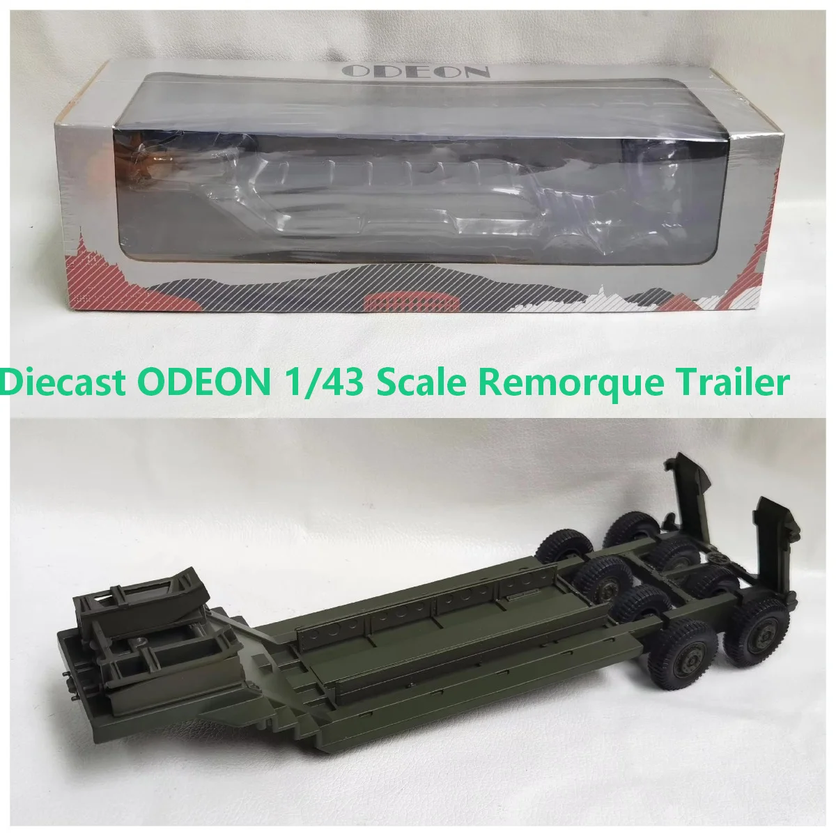 The Accessory Is Missing A Buckle Diecast ODEON 1/43 Scale Remorque Trailer M15 Pour PACIFIC T2T1 Alloy Car Model