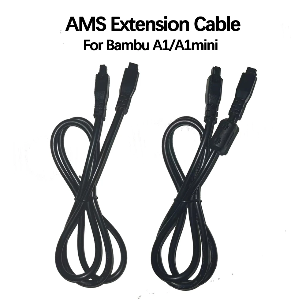 For Bambu Lab AMS Lite 1M 4-pin Extension Cable For Bambulab A1/A1mini 3D Printer Parts Extension Cord For Bamboo