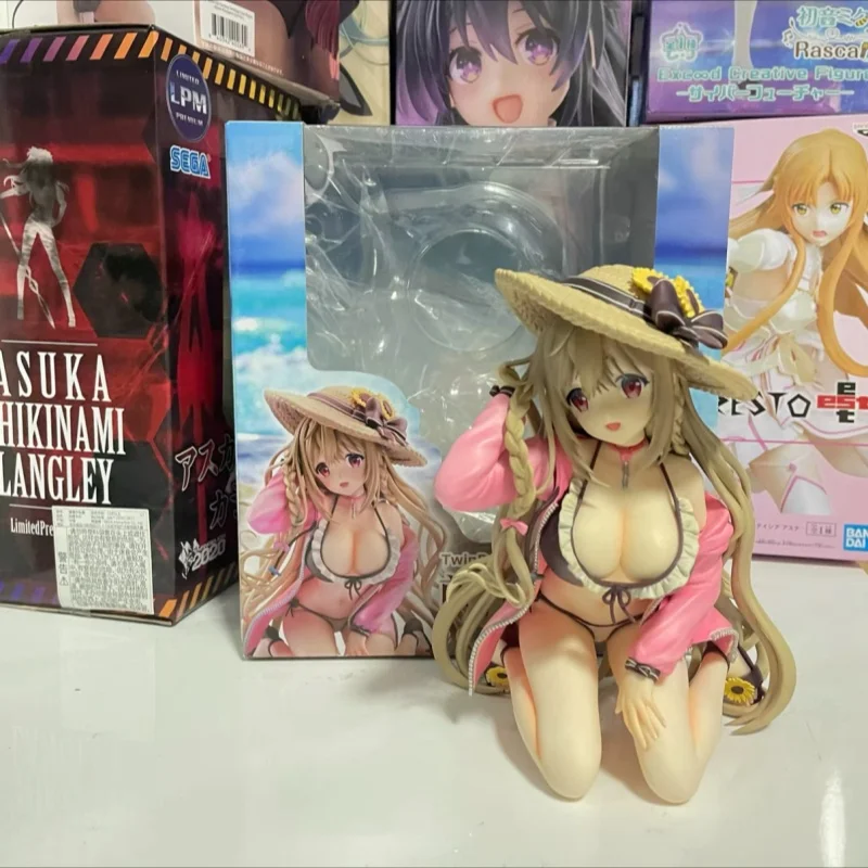 New Unioncreative Twinbox Maeda Shiori Anime Figure Collectible Model Toy Bikini Swimsuit Character Statue For Desktop Display