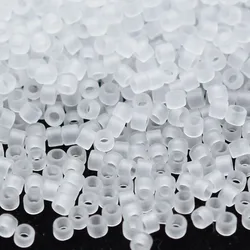 Miyuki Transparent Frosted Glass Seed Beads 11/0 2000pcs Japan Delica Beads for DIY Jewelry Making