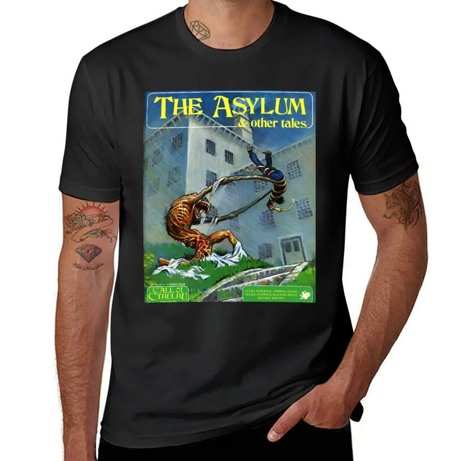 The Asylum Classic Cover T-Shirt quick-drying summer clothes korean fashion slim fit t shirts for men