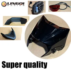 LINGQI-cubierta de lámpara frontal de plástico para motocicleta de carreras, pantalla de lámparas grandes para SURRON SUR RON Ultra Bee sur-ron, accesorios originales