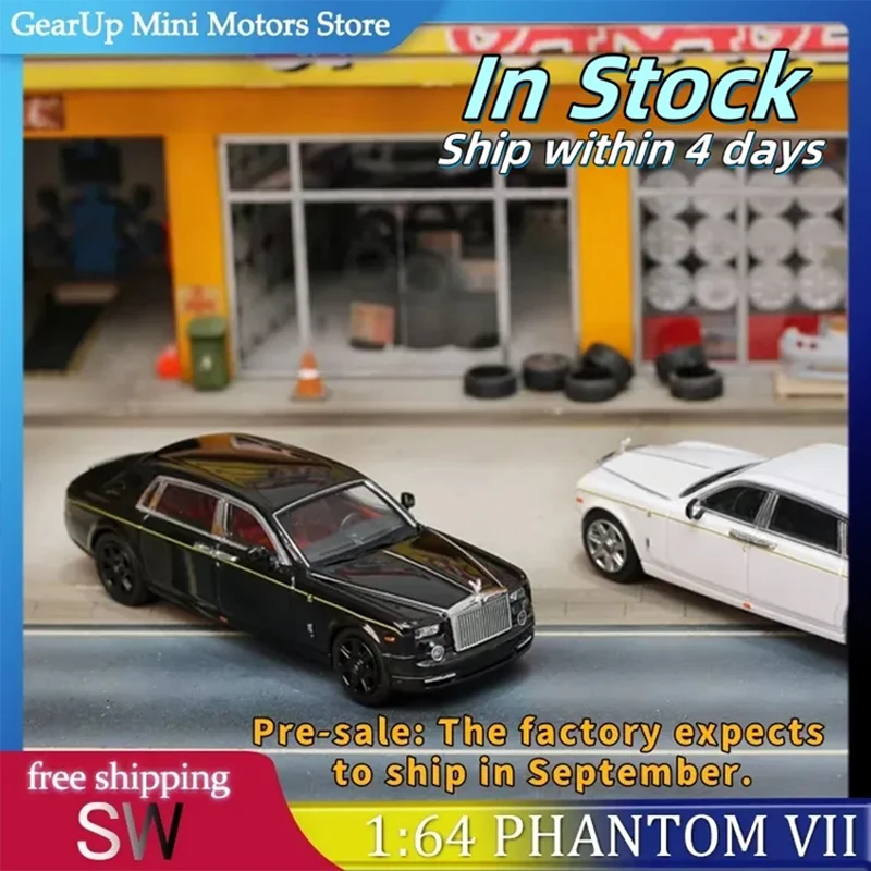 

SW 1:64 Rolls-Royce Phantom VII - Luxury Business Sedan, Diecast Alloy Model Simulation Car Collectible Toys Desktop decoration