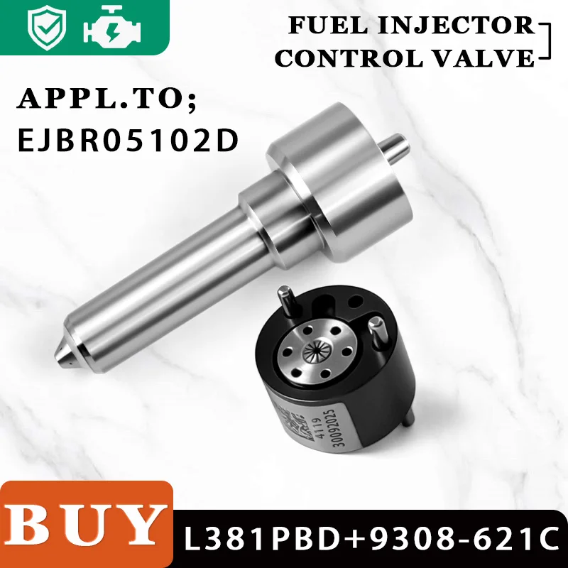 Automobile Engine Diesel Injector Repair Kit L381PBD Sprayer Nozzle +Control Valve 9308-621C For Engine  YF3033