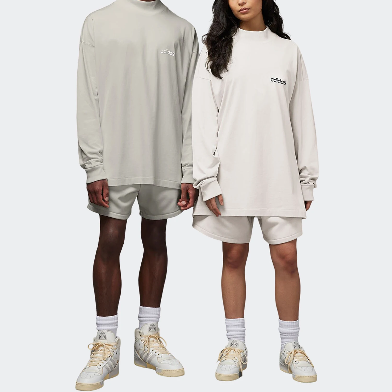 

Adidas official Originals unisex simple round-neck long-sleeved sport T-shirt IA3423