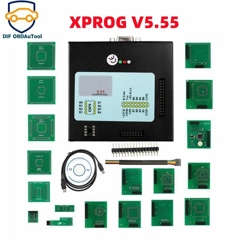 

High Quality Xprog 5.55 X-prog Black Metal Box ECU Programming Auto Chip Tuning XPROG V5.55 Scanner Tool