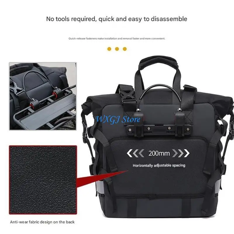 

37JE Мотоциклетная сумка для хранения багажа Многофункциональная боковая сумка Седельная сумка