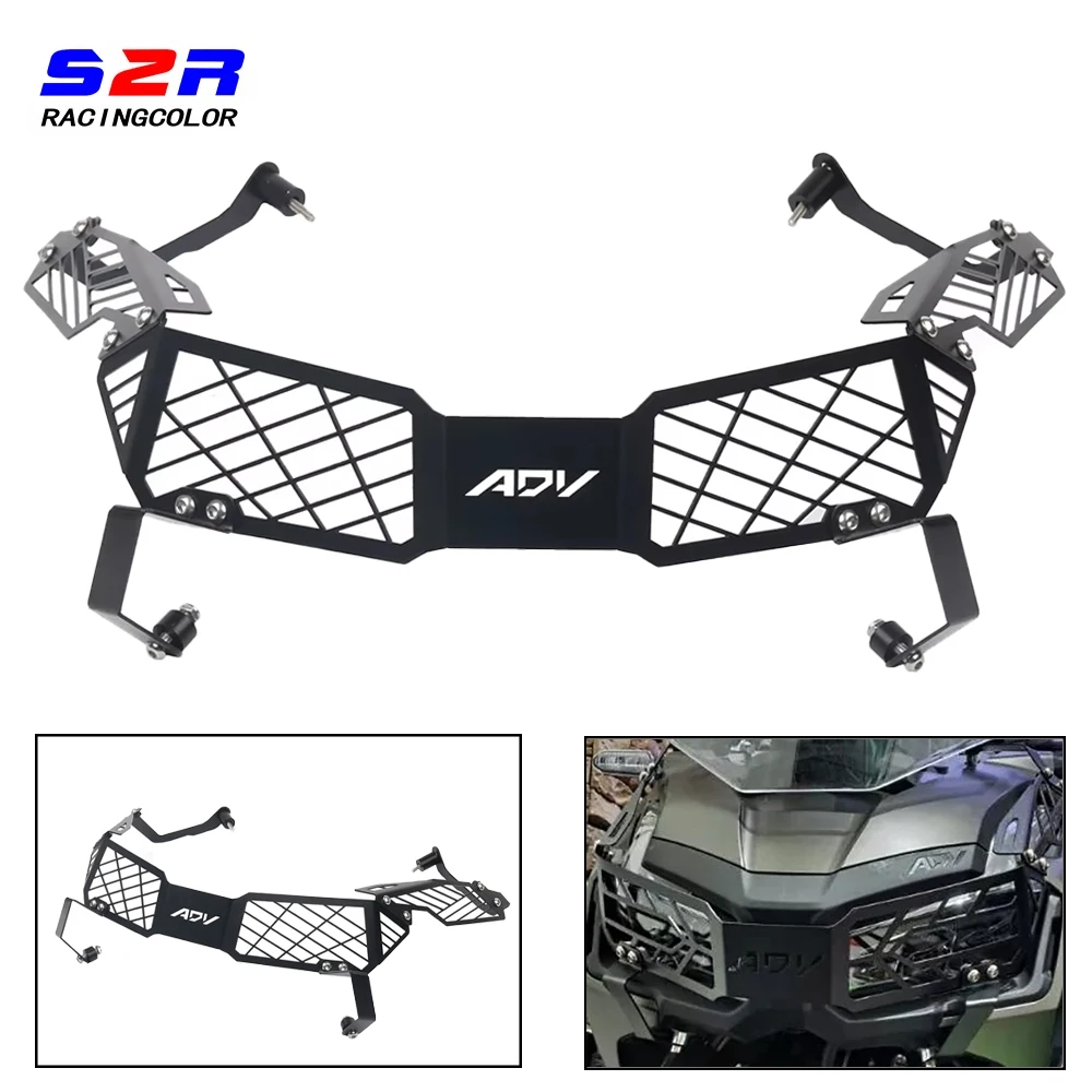 

For Honda ADV150 ADV160 2022 2023 2024 Motorcycle Headlamp Protection Grille Guard Cover Replacement Parts