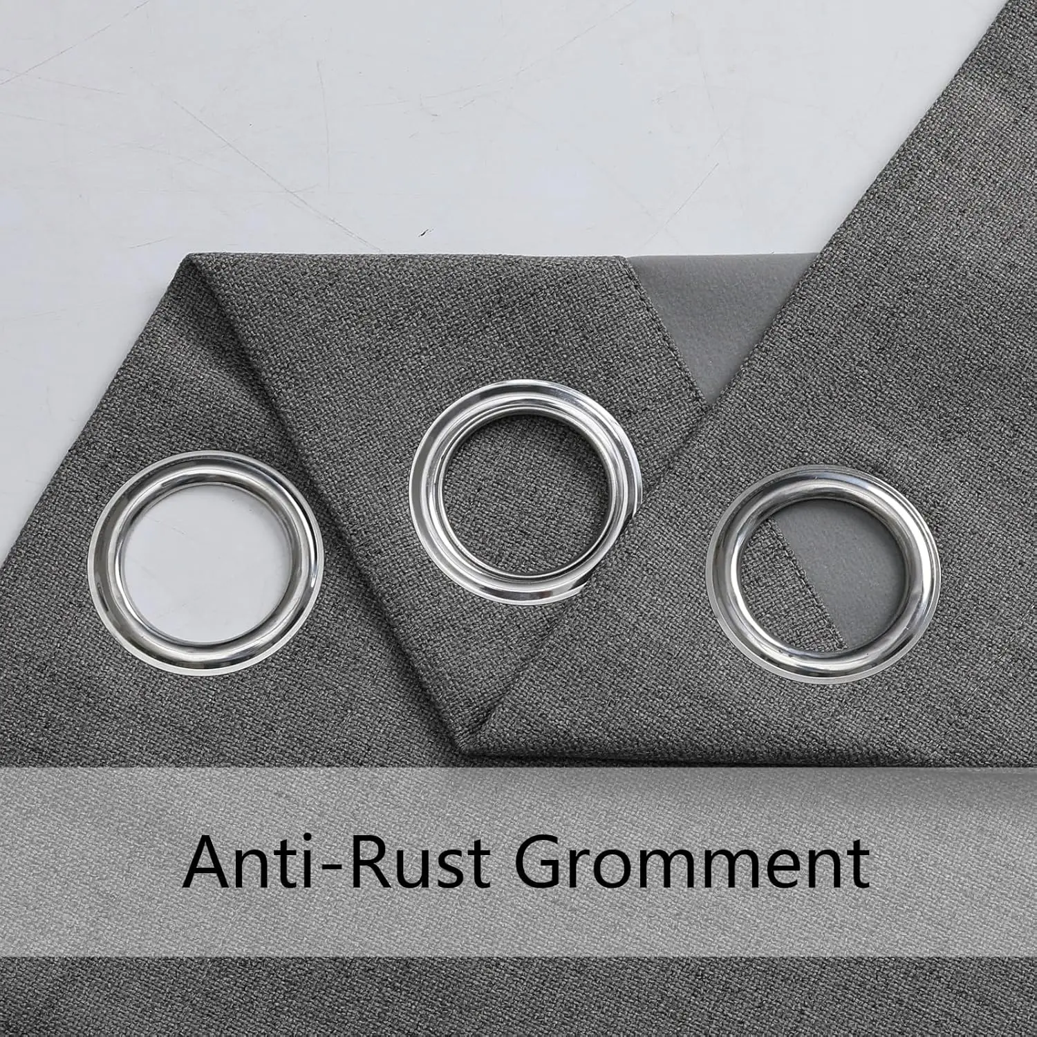

Airwill Blackout Curtains - Thermal Insulated Grommet Drapes For Bedroom & Living Room, Room Darkening Textured Panels, Window