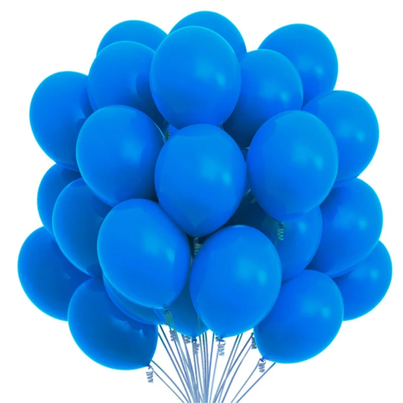 10/20/30/50Pcs 10inch Yellow Blue Red Matte Balloon Color Latex Balloon Wedding Room Decoration Balloon Supplies Arch Decorat