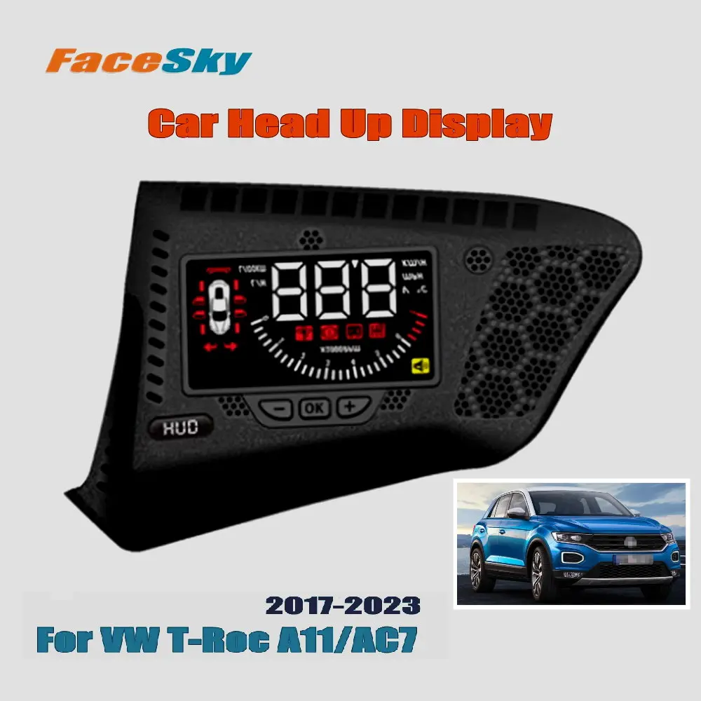 

For Volkswagen VW T-Roc (A11/AC7) 2017-2024 Car Head-up Head Up Display Auto HUD Accessories LCD Windshield Projector