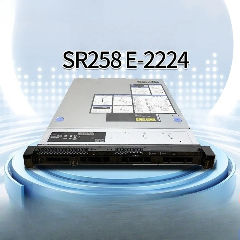 Server SR258 E-2224 16G Desktop 1U Rack Server Host