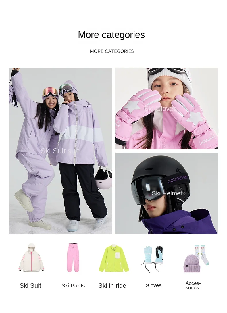 سترة تزلج نسائية عالية الجودة من STLF للخريف والشتاء سترة رياضية خارجية خفيفة الوزن ودافئة للتزلج وركوب الدراجات #6