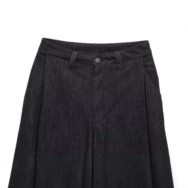 2025, neues Frühjahr, Denim-Effekt-Jacken-Set, lässig, vielseitiges Design, Damen-Rock, Ensemble, modische Oberbekleidung, Kombination