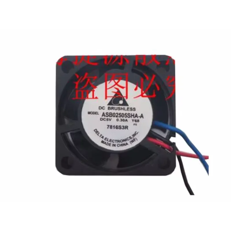 Delta Electronics ASB02505SHA-A Y68 DC 5V 0.30A 25x25x10mm 3-Wire Cooling Fan