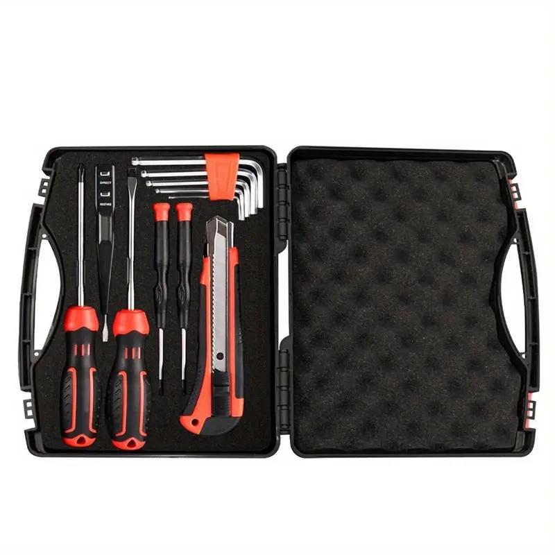 New Arrivals-Multifunctional Portable Hardware Tool Box-Plastic Storage Case For Instruments, Suitable For Outdoor& Indoor Use 1