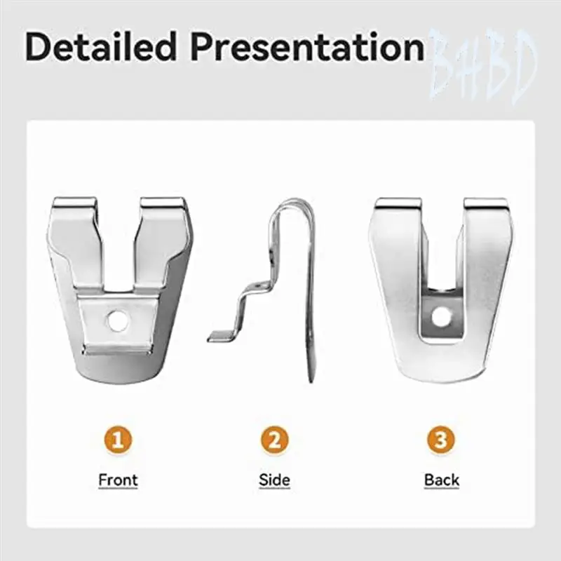 

5Pcs Drill Clip Belt Clip For Tool Belt 633586002 636181001 Replacement Part With Screws