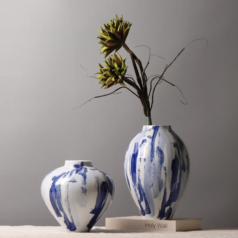 jarron-de-ceramica-pintado-a-mano-macetas-creativas-para-flores-decoracion-de-escritorio-arreglos-florales-jarrones-irregulares-decoracion-estetica-para-habitaciones