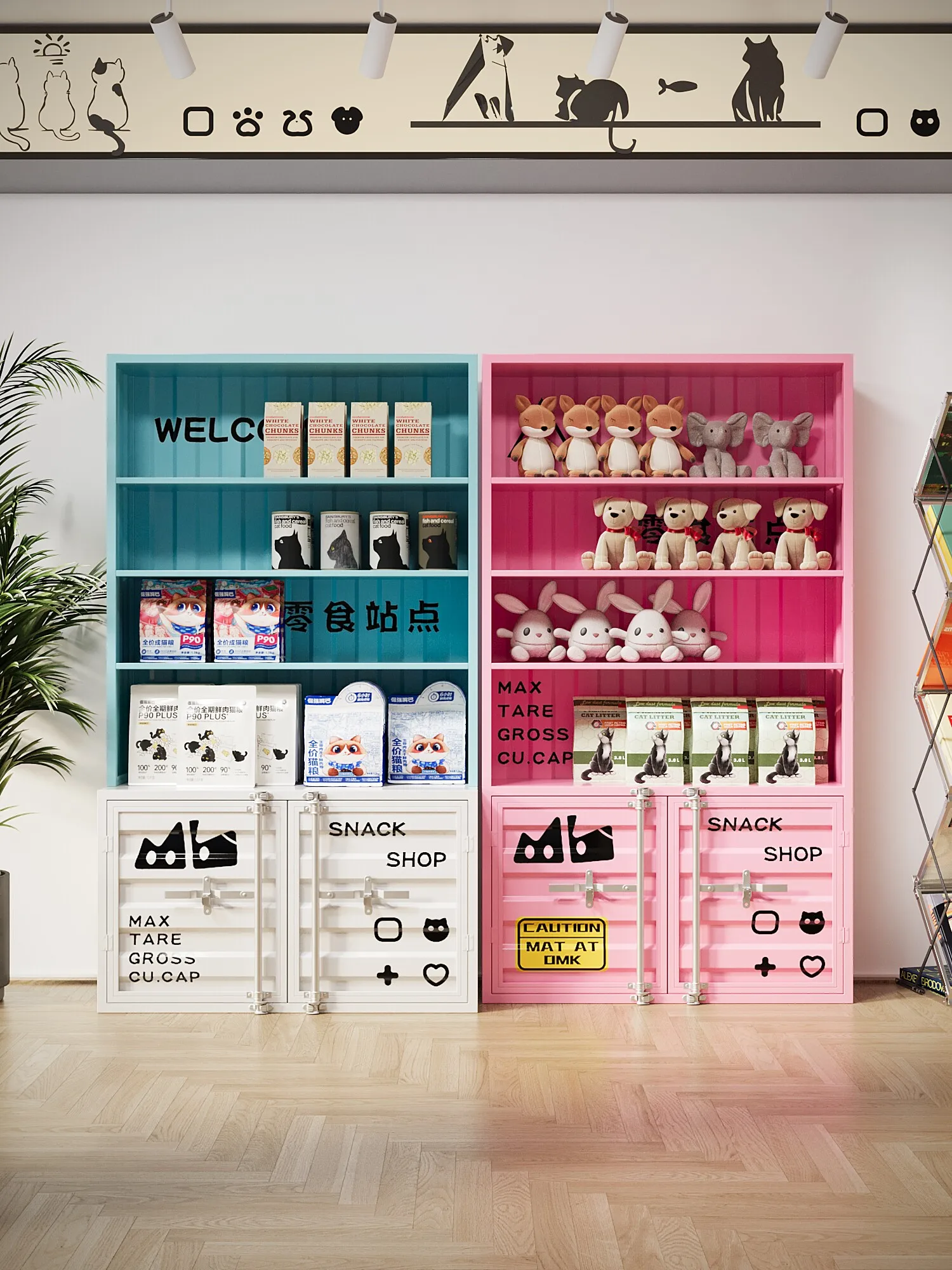 Figure display cabinet product sample model building block display cabinet dopamine locker container toy rack