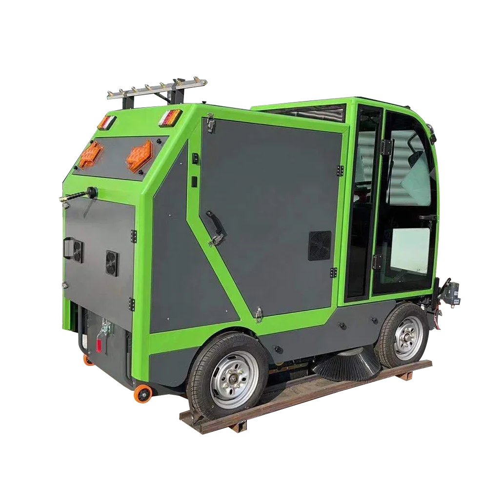 Ride on Full Closed Electric Auto 6-8 Hours Continuous Working Ride-On Sweeper Electric Battery Road Washer