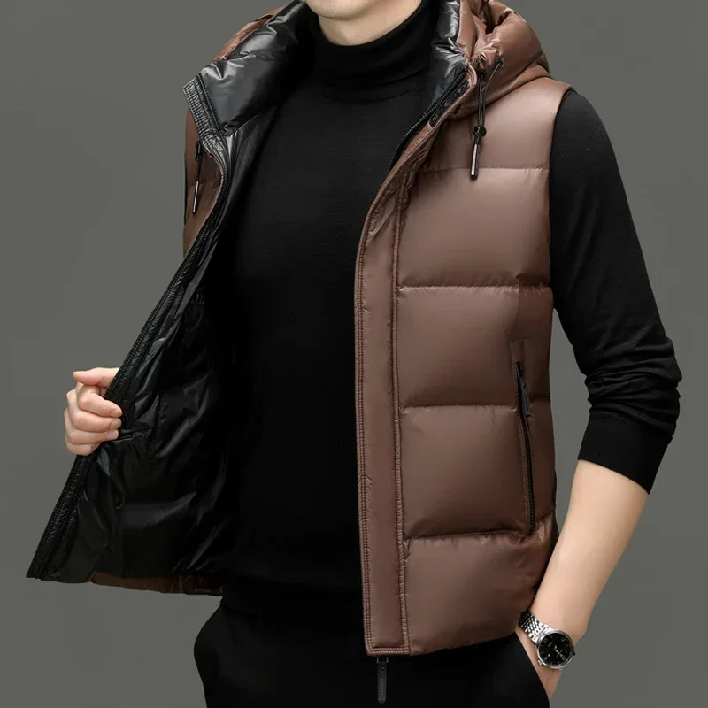 Sleeveless Down Jacket Designer Clothes Men Luxury Lightweight Padded Jackets Vest for Men Duck Down Padding Winter Coat