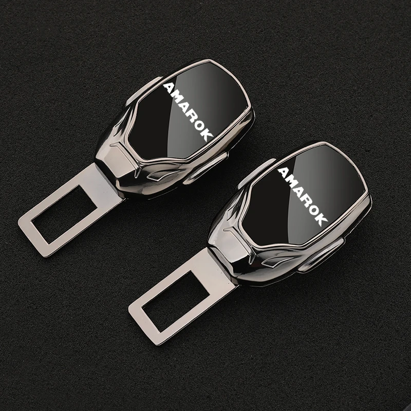 1pcs Car Seat Belt Extension Plug Metal Seat Belt Clip Adjustable Extender For VW AMAROK