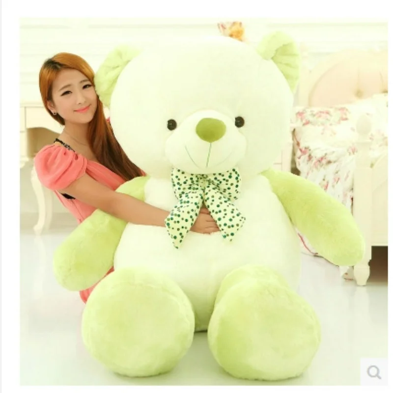 Nuovo Orsacchiotto Abbracciabile di Alta Qualità in 3 Colori con Fiocco, Peluche, Giocattolo, Cuscino, Regalo di Compleanno per Bambini e Innamorati