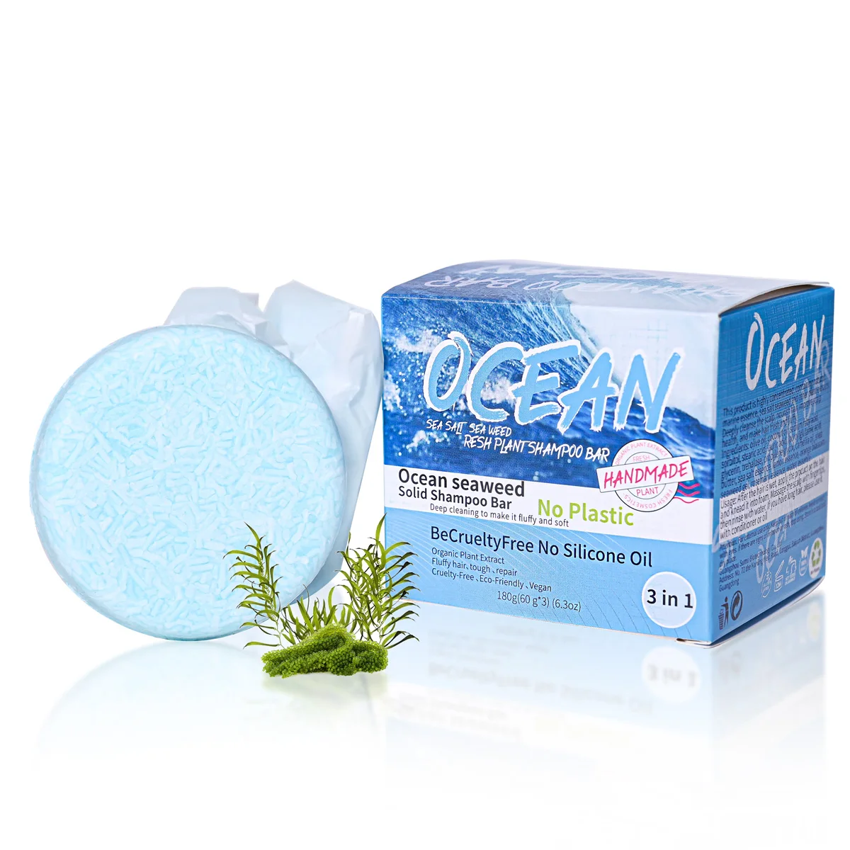 اليدوية 60 جرام 3 قطع المحيط الضروري النفط شامبو الصابون عشب طبيعي الاسترخاء الرعاية إصلاح ترطيب ميزات للاستخدام المنزلي