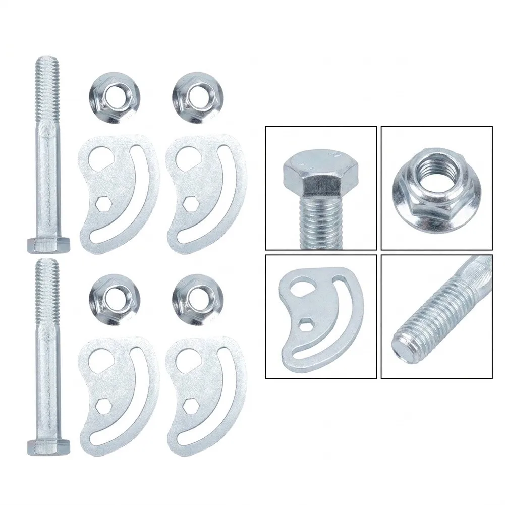 4PCS Steel For Camber Adjustment Bolt Kit for Chevrolet Upper Control Arm Suspension Fit Avalanche 2002-2013 1999-2018