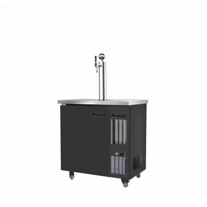 

Single head air-cooled draft beer machine with lamp wine column