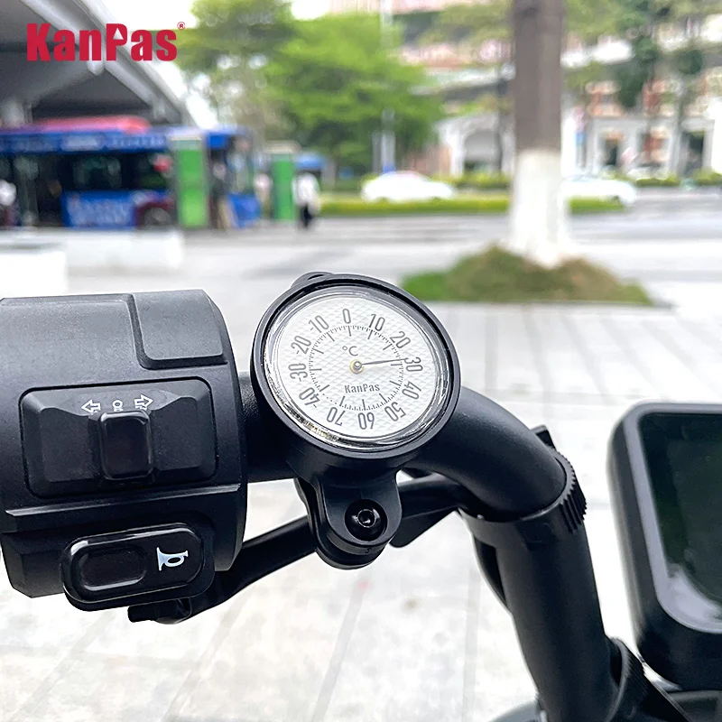 KANPAS Thermometer for Bicycle, Motorcycle,Electric Motorcycle/ Temperature meter for handlebar