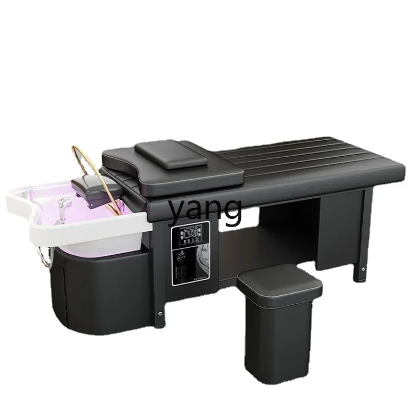 

lmm Gallery Special Thai Head Therapy Water Circulation Fumigation Flat Lying Ceramic Basin Shampoo Chair