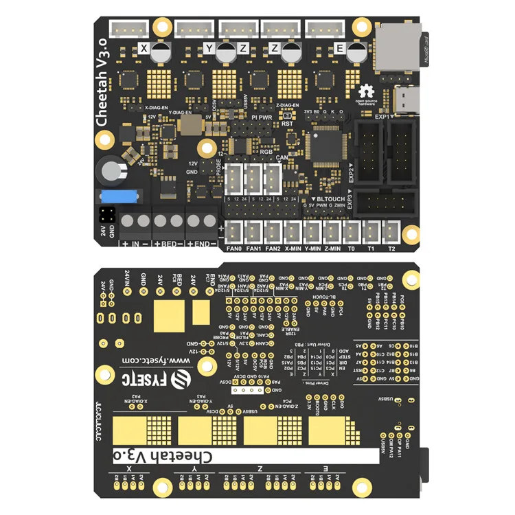 3D Printer Mainboard Accessories For Ender-3 VORON0.0 0.1 0.2 Cheetah V3.0 Control Board With TMC2209 Driver