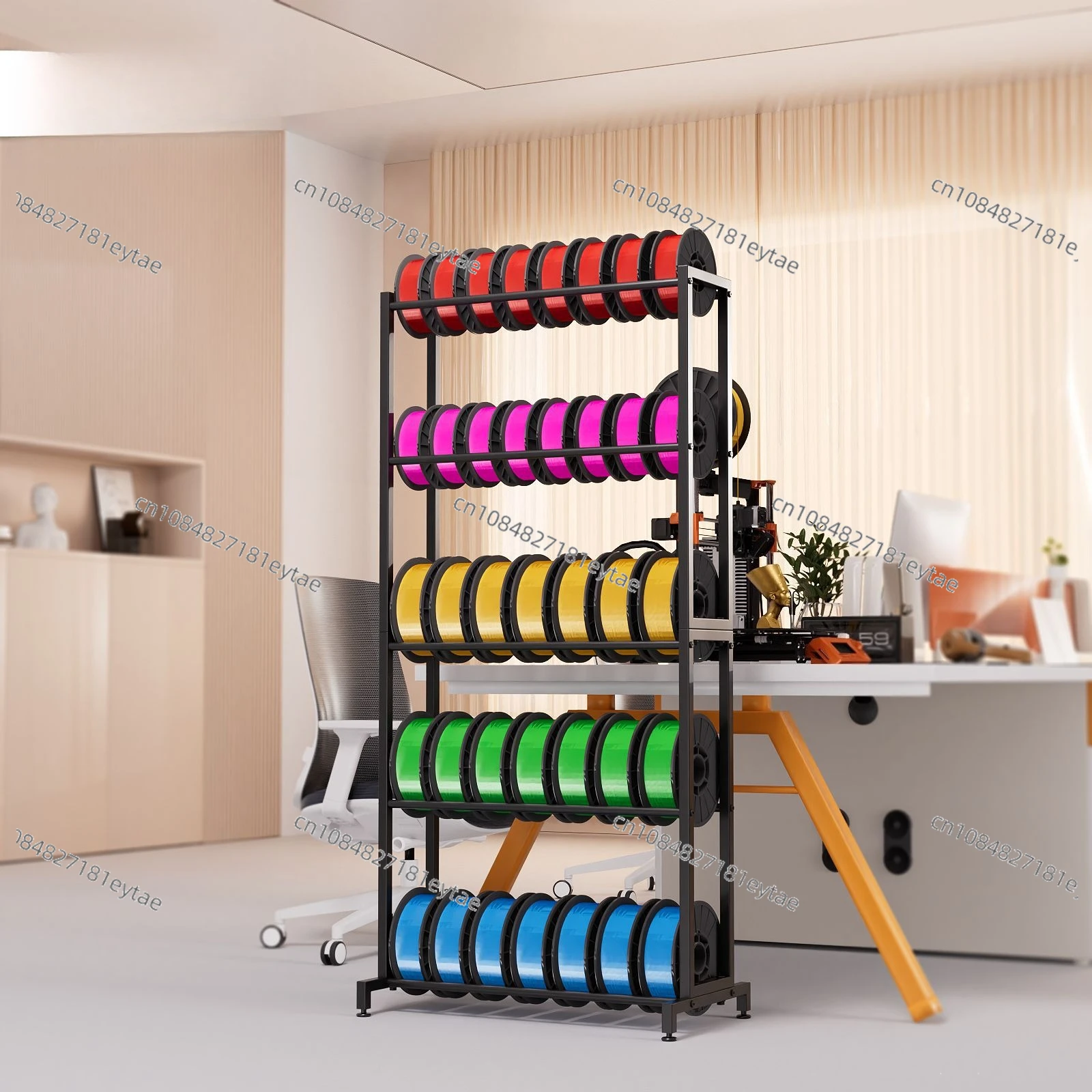 3D printing consumables heavy-duty storage rack 5-layer large-capacity 3D printing consumables storage rack