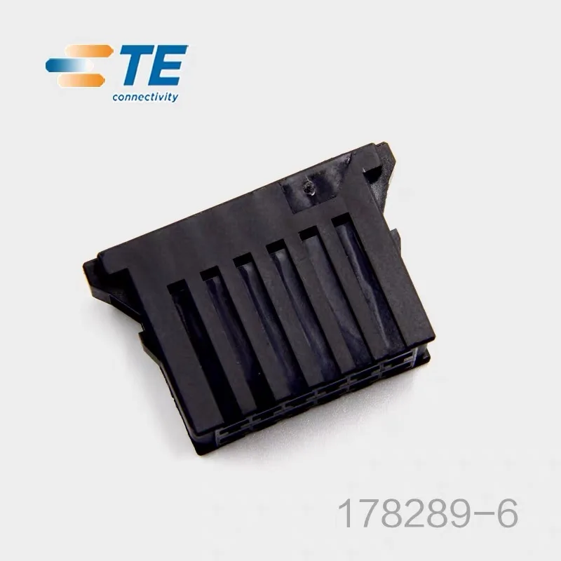 178289-6 TE pitch 3.81mm 12P 2 row Black wire-to-wire connector