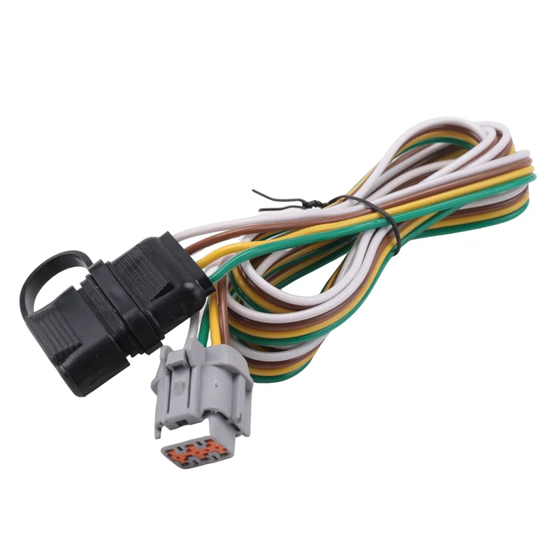 

For Nissan Frontier 2005-2024 Compatible 4 Pin Flat Output Trailer Wiring Harness Mounting Device Kit 56225