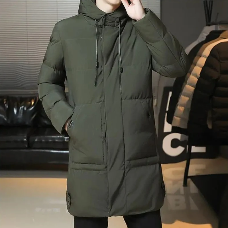 

Winter Hooded Long Parkas Men Thick Warm Jacket Coats Plus Size 8xl Casual Warm Padded Puffer Jackets Male Windbreak Outerwear