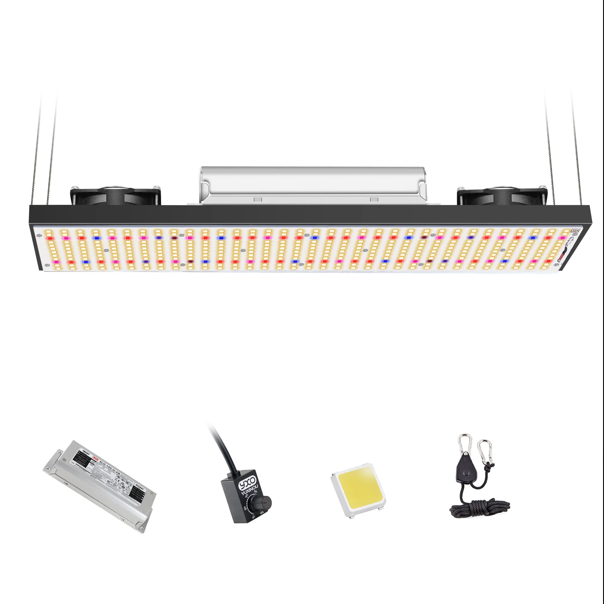 Możliwość przyciemniania 240w 480W QB288 Sam-sung lm301H 3000K/3500K mix 660nm UV IR, oświetlenie led do uprawy, tablica led kwantowa ze sterownikiem Meanwell